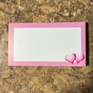 Pink Hearts Place Cards or Gift Tags